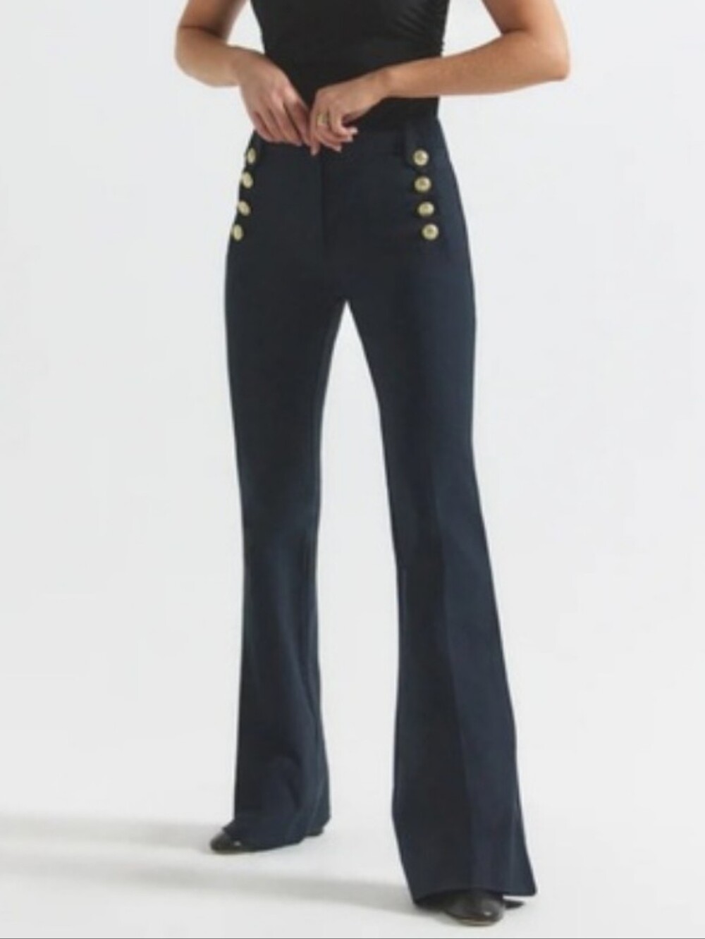 Derek Lam 10 Crosby Navy Size 8  Dress pants, gold buttons. Perfect